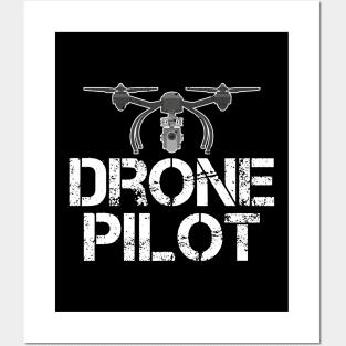 Cute Drone Pilot Funny Drone Lovers Posters and Art